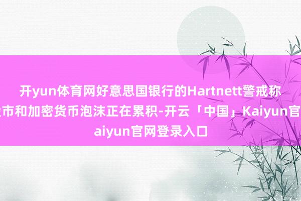 开yun体育网好意思国银行的Hartnett警戒称好意思国股市和加密货币泡沫正在累积-开云「中国」Kaiyun官网登录入口