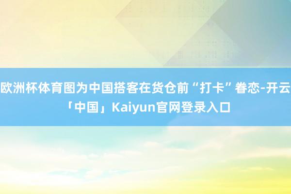 欧洲杯体育图为中国搭客在货仓前“打卡”眷恋-开云「中国」Kaiyun官网登录入口