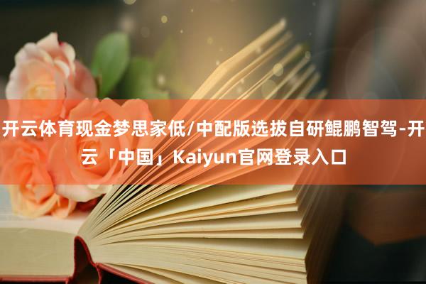 开云体育现金梦思家低/中配版选拔自研鲲鹏智驾-开云「中国」Kaiyun官网登录入口
