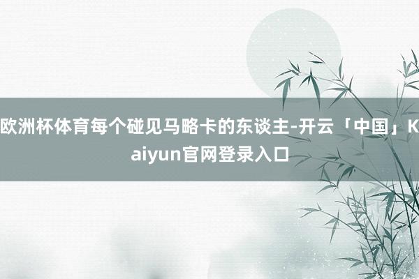 欧洲杯体育每个碰见马略卡的东谈主-开云「中国」Kaiyun官网登录入口