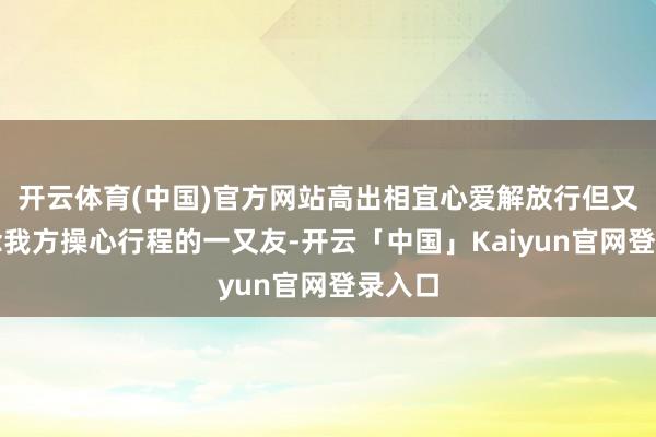 开云体育(中国)官方网站高出相宜心爱解放行但又不念念我方操心行程的一又友-开云「中国」Kaiyun官网登录入口