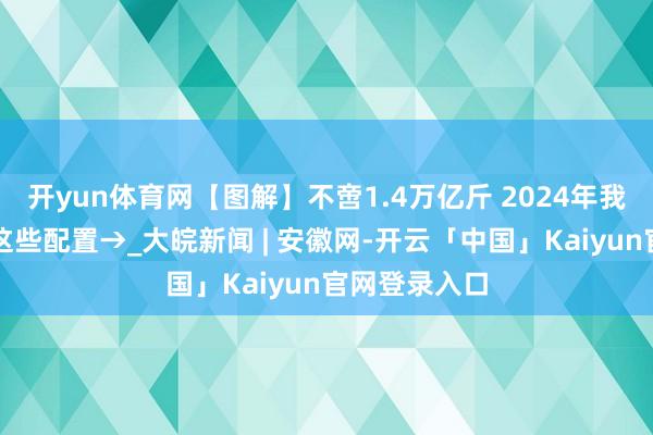 开yun体育网【图解】不啻1.4万亿斤 2024年我国农业还